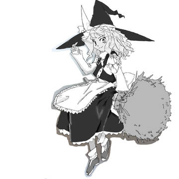 マウス書き　霧雨　魔理沙