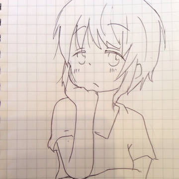 一休みの女の子