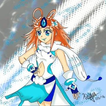 自作プリキュア:キュアレインドロップ Pose