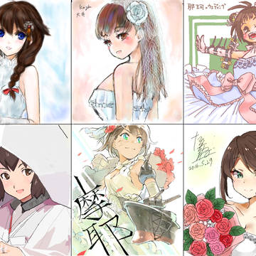 ウェディングドレス合作　艦これ