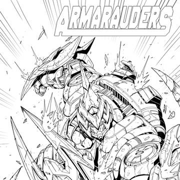 アーマローダーズ：最後の大隊 — 第5号先行公開（表紙B）白黒