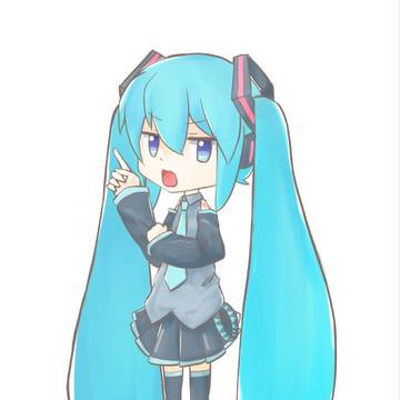 デフォルメミクさん