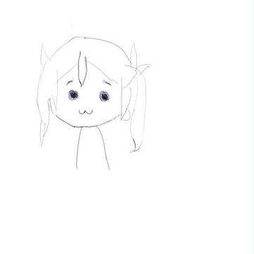 照着游戏老婆是女生的画师瞎画的一张。。