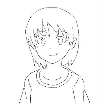 なびく髪