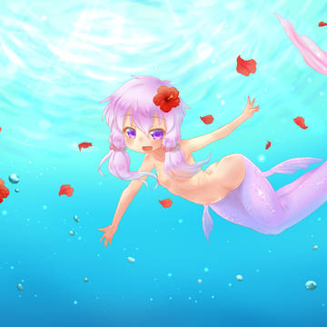 ハイビスカスとマーメイド