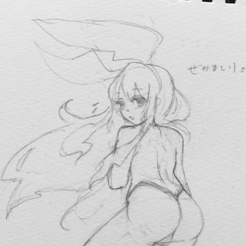らくがき2。+色付け