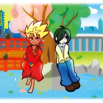 【ようかいパレード5新刊】エンマ様とマオくん本サンプル