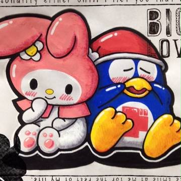 マイメロちゃんとドンペンくん♡