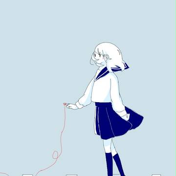 赤い糸。