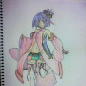 【過去絵】アルトネリコ世界の终わりで诗い続ける少女【模写】