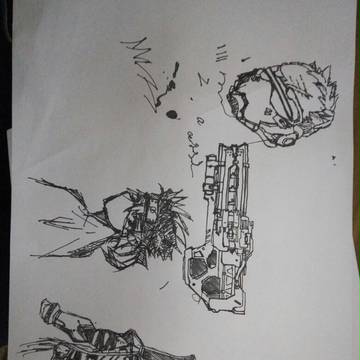 随性钢笔画