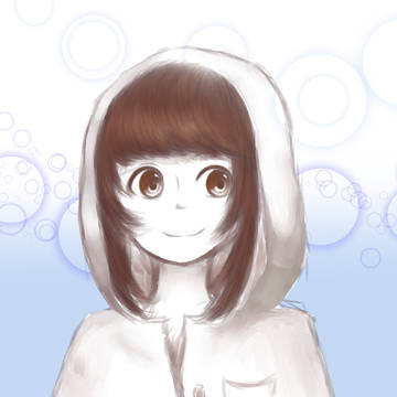 パーカーの女の子