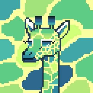 キリン ドット絵 とあるお方をイメージした絵