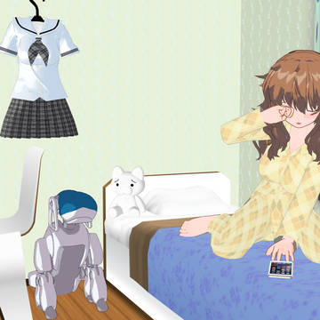 今起きた