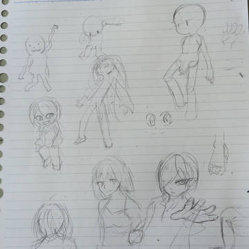 久々に授業中に落書きしてた