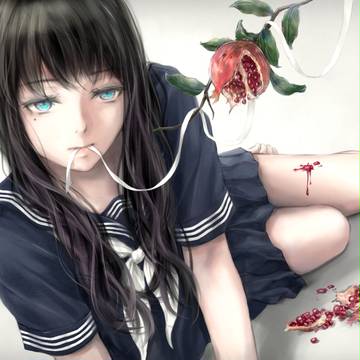 柘榴と少女