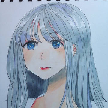 灰髪の少女