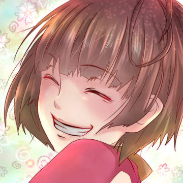 幸せに笑って