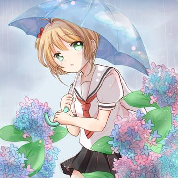 さくらと紫陽花