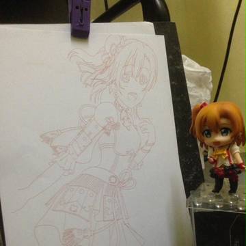 my sketch honoka