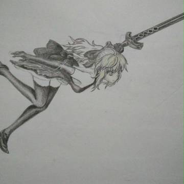 黑色礼服saber