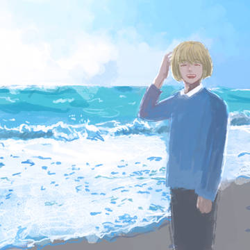 「海だよ」