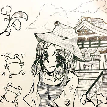デジタルにする前の諏訪子様
