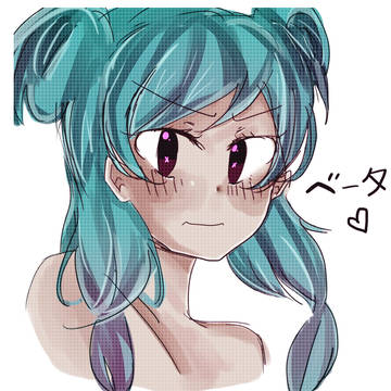 ベータ >/////<)