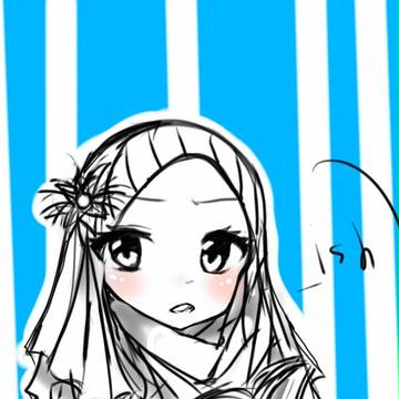 ~ hijab girl with book~