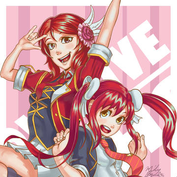 [ラブライブ! X バトルガール ハイスクール] Idols!