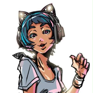 猫耳ヘッドフォン