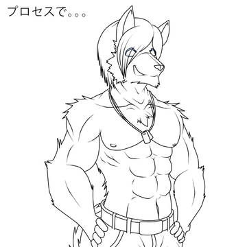 ラインアート　：　ニキエ　ハンデリアン