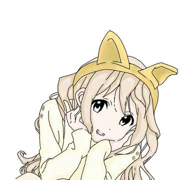 名も無き女の子(´・ω・｀)猫耳