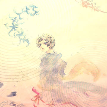 金魚鉢にて