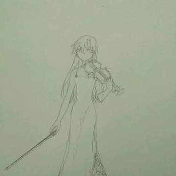 【落書き】小提琴練習