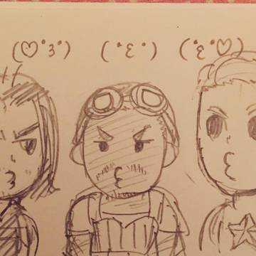 落書き ど贔屓なアベンとステバキサム編