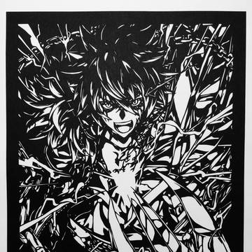 白猫プロジェクト エイジ 切り絵