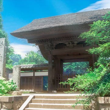 夏の寺院