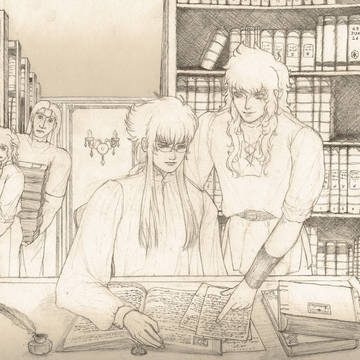 カルディアはデジェルにギリシャ語を教えて