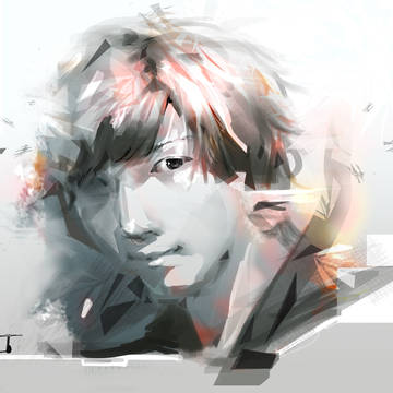 従兄弟の似顔絵
