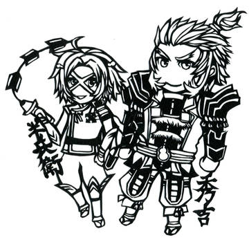 みに秀吉&半兵衛 それから黒田主従
