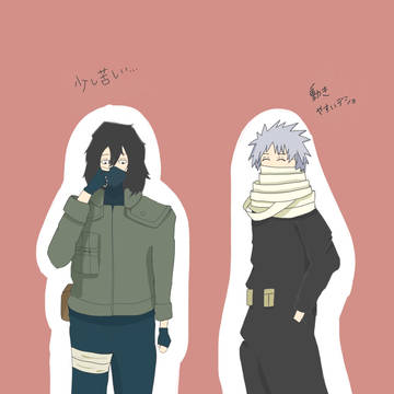 相澤先生とカカシ先生