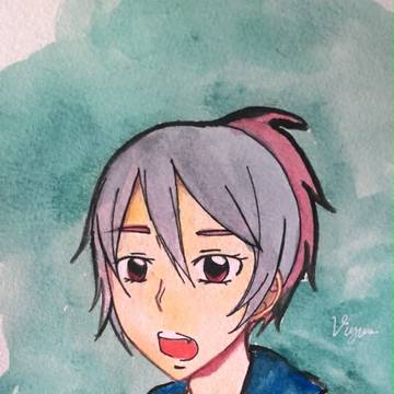 Watercolored Vampire