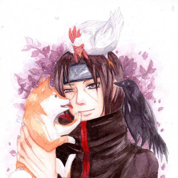 Itachi with his pet