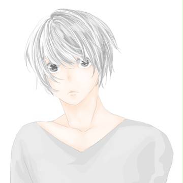 銀髪男子