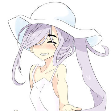 朝霜 模写って線画と塗りの練習