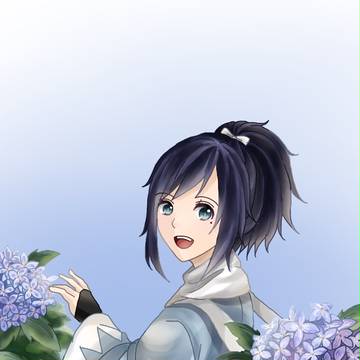 安定祭りの紫陽花やすす