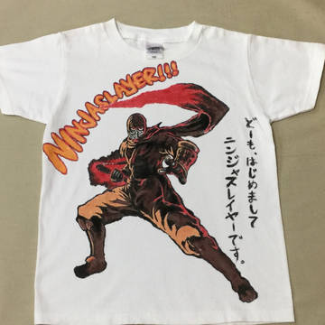 Tシャツに「ニンジャスレイヤー」を描いてみた