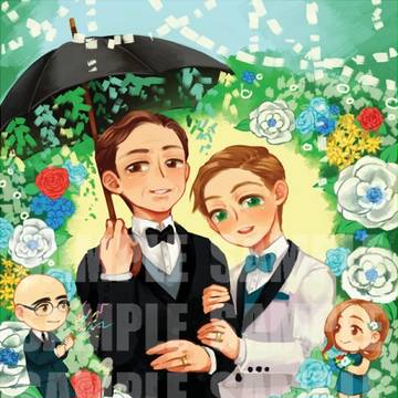 Kingsman Wedding Postcard +