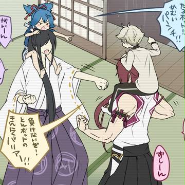 【とうらぶ】ヒーローごっこ(本気)